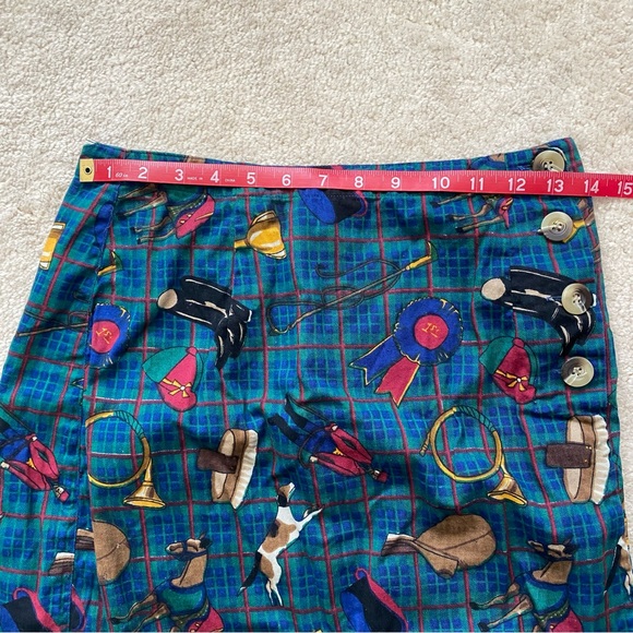 VINTAGE MIDI SKIRT WITH SLIT - Picture 6 of 8